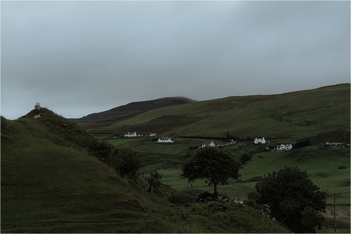 fairy glen houses on the Isle of skye