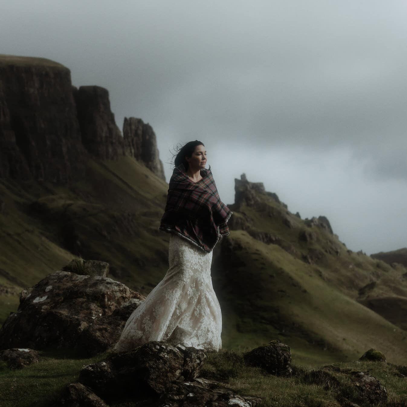 elopement in scotland bride